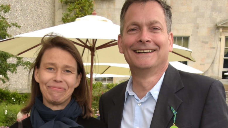 Lady Sarah Chatto and Daniel Chatto smiling