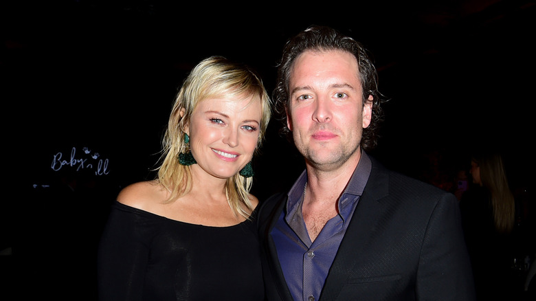 Malin Akerman and Jack Donnelly posing together