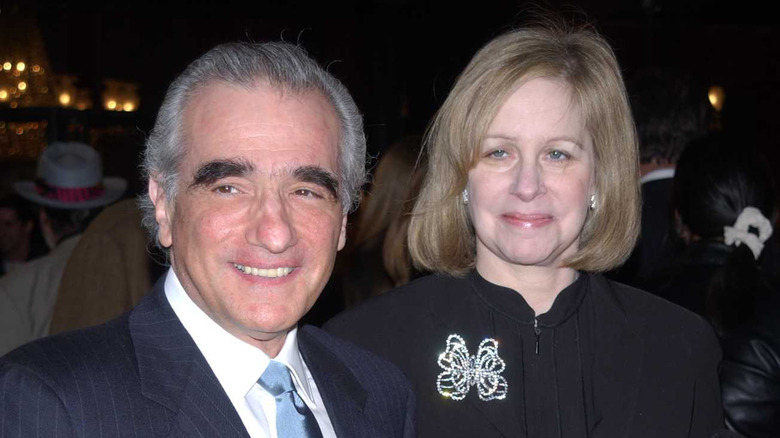 Scorsese and Morris at "The Last Waltz" premiere in 2002.