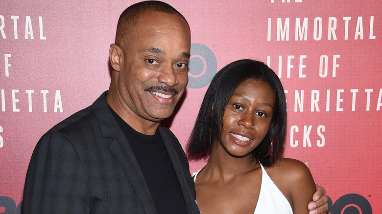 Rocky Carroll and daughter Elissa