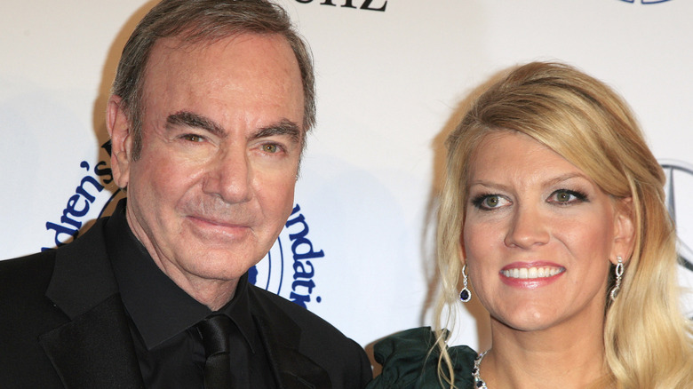 Neil Diamond and Katie McNeil smiling