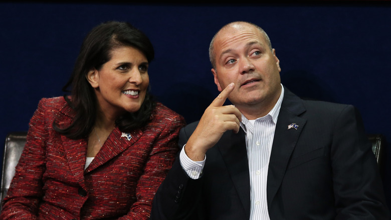 Michael Haley, Nikki Haley laughing