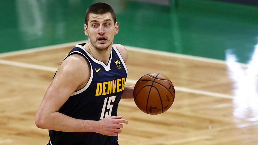 Nikola Jokic playing basketball