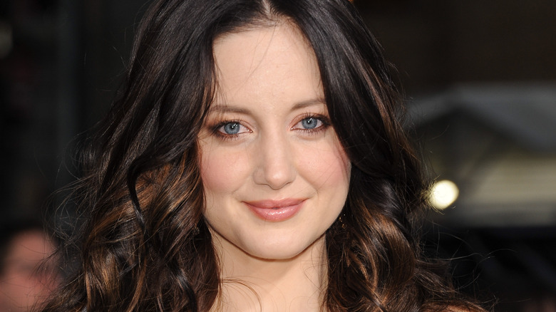 Andrea Riseborough smiling