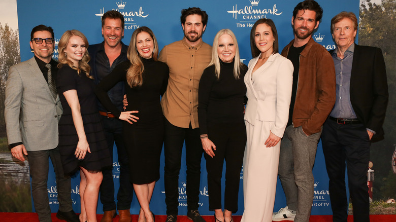 'When Calls the Heart' cast posing on the red carpet