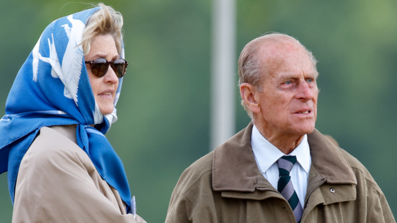 Penelope Knatchbull and Prince Philip