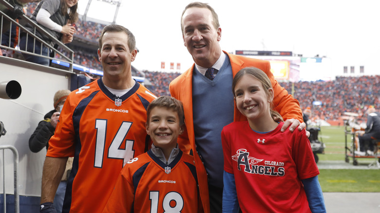 Peyton Manning and his family