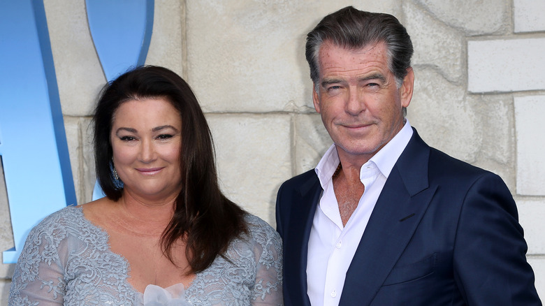 Keely Shaye and Pierce Brosnan at an event 