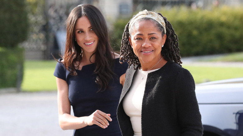 Meghan Markle and Doria Ragland