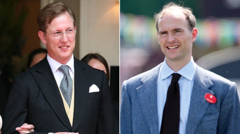 Bernhard, hereditary Prince of Baden (L) and Prince Donatus (R)