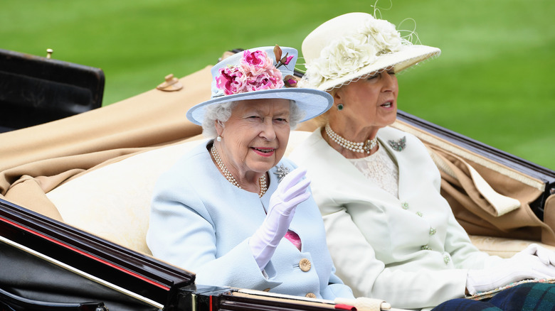 Princess Alexandra and Queen Elizabeth II