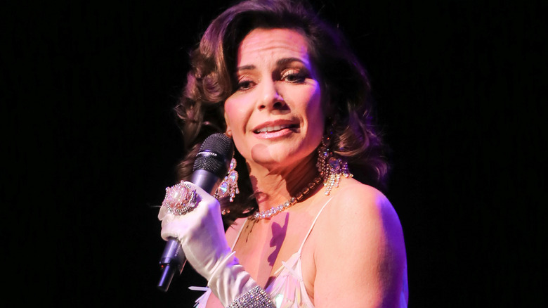 Luann performing onstage