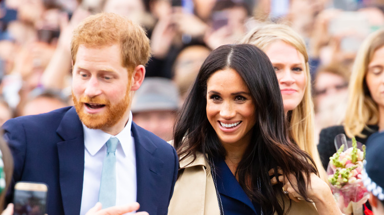 Meghan and Harry in Australia