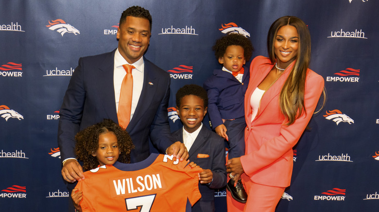 Russell Wilson, Ciara and their kids in 2022
