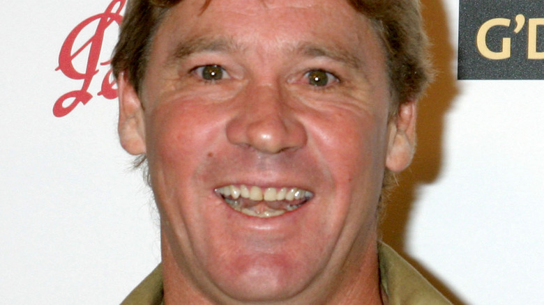 Steve Irwin smiling