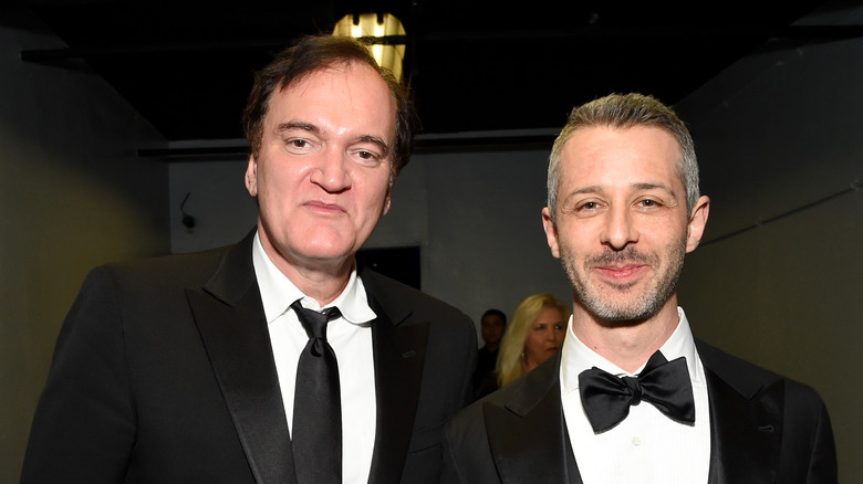 Jeremy Strong with Quentin Tarantino