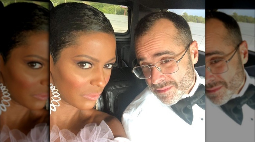 Tamron Hall and husband Steven Greener take a selfie