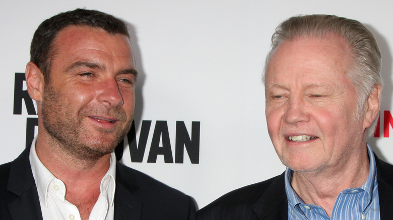 Liev Schreiber and Jon Voight on the red carpet