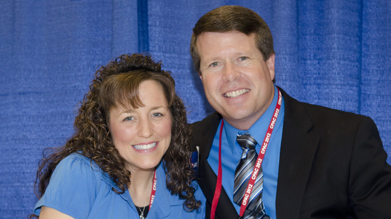 Jim Bob and Michelle Duggar smile for the camera