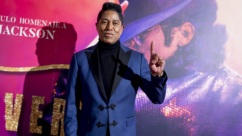 Jermaine Jackson on the red carpet