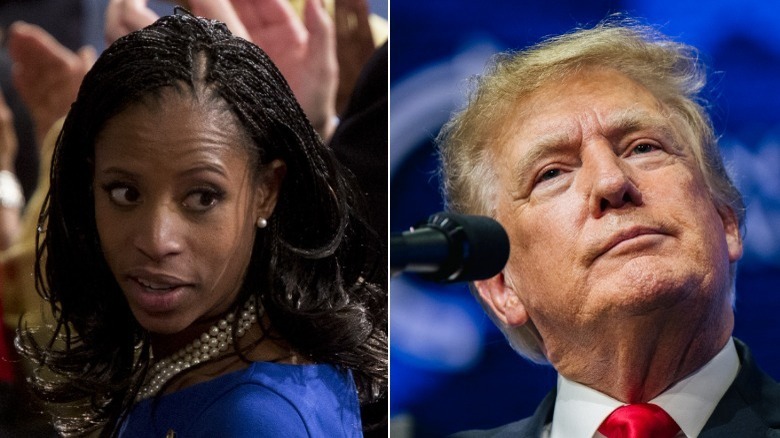 Mia Love and Donald Trump side-by-side