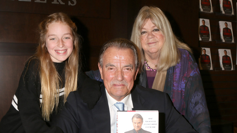 Eric Braeden and Dale Gudegast with their granddaughter Tatiana