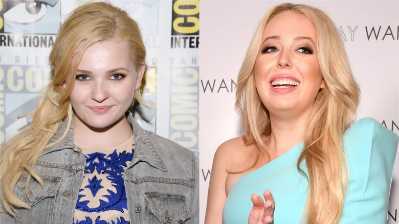 Split image of Abigail Breslin, Tiffany Trump