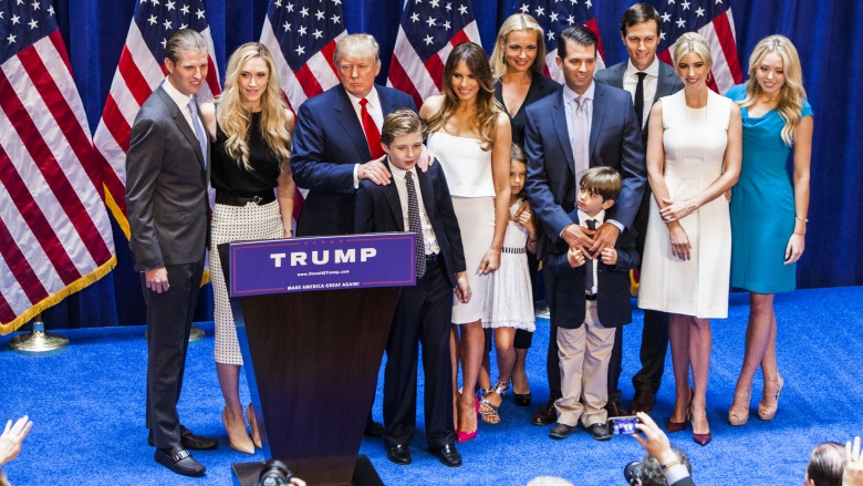 The Trump family