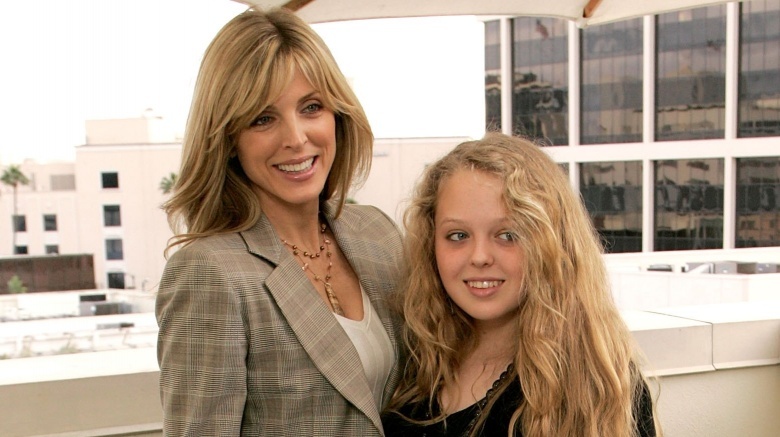 Marla Maples and a young Tiffany Trump in 2006