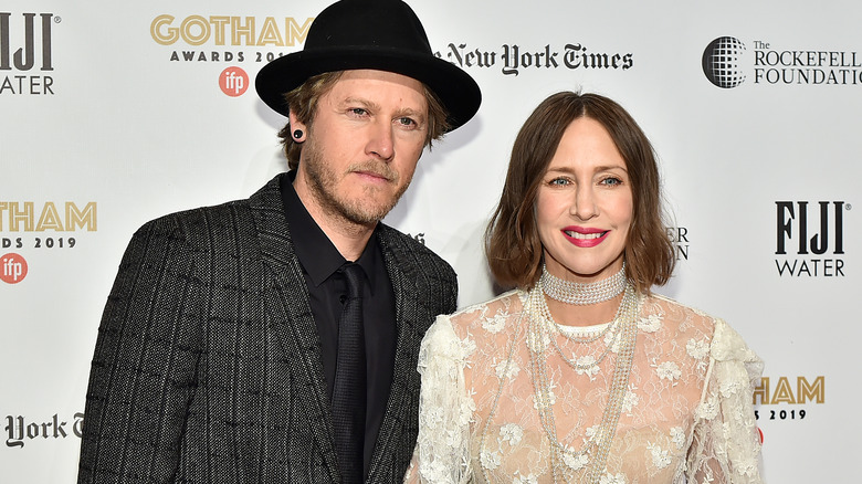 Renn Hawkey and Vera Farmiga posing