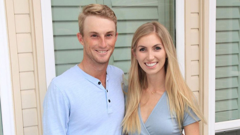 Will Zalatoris and Caitlin Sellers smiling together