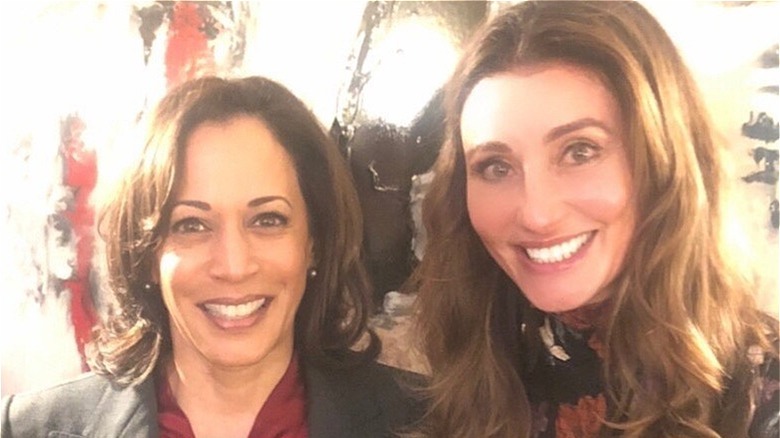 Kamala Harris and Gina Cirone selfie on Instagram