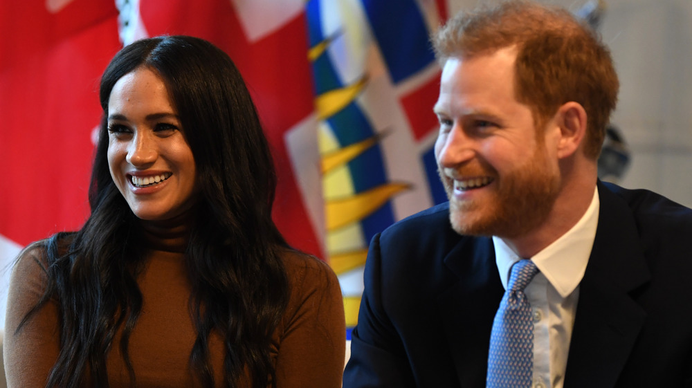 Prince Harry Meghan Markle laughing