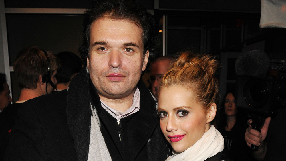 Simon Monjack and Brittany Murphy smile