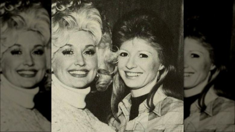 Dolly Parton and Judy Ogle smiling