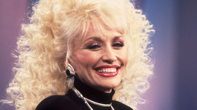 Dolly Parton smiling