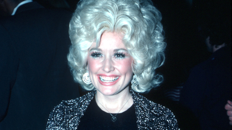 Dolly Parton smiling