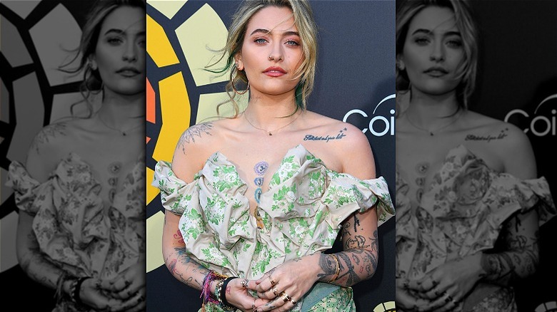 Paris Jackson on red carpet