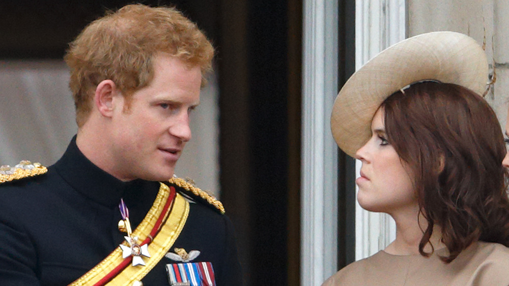 Prince Harry with Princess Eugenie