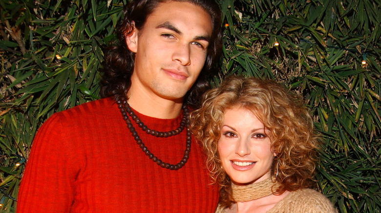 Jason Momoa and Simmone Jade Mackinnon posing together