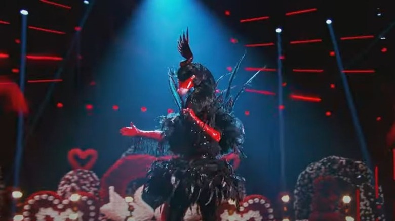 Black Swan performs on 'The Masked Singer'