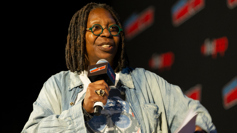 Whoopi Goldberg talking