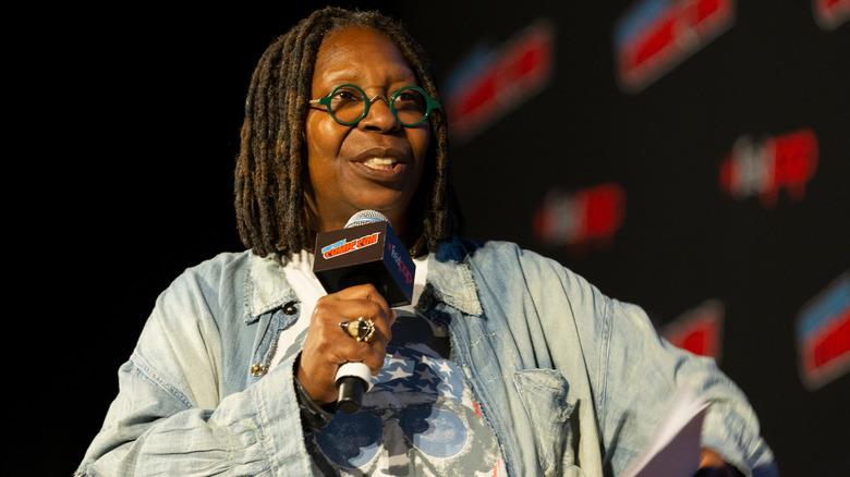 Whoopi Goldberg talking