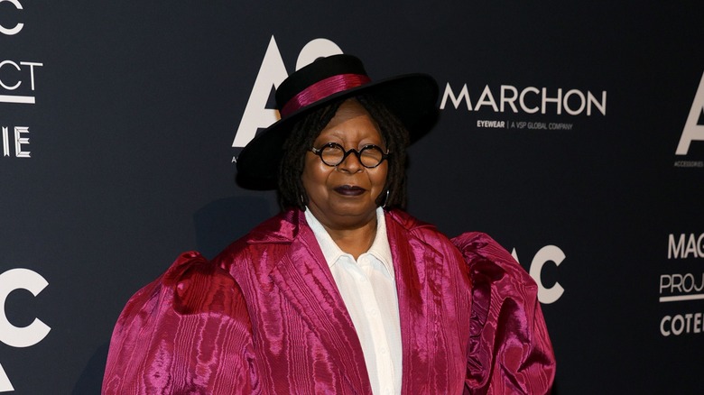 Whoopi Goldberg poses 