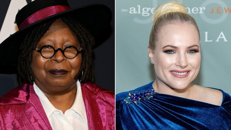 Whoopi Goldberg and Meghan McCain side by side