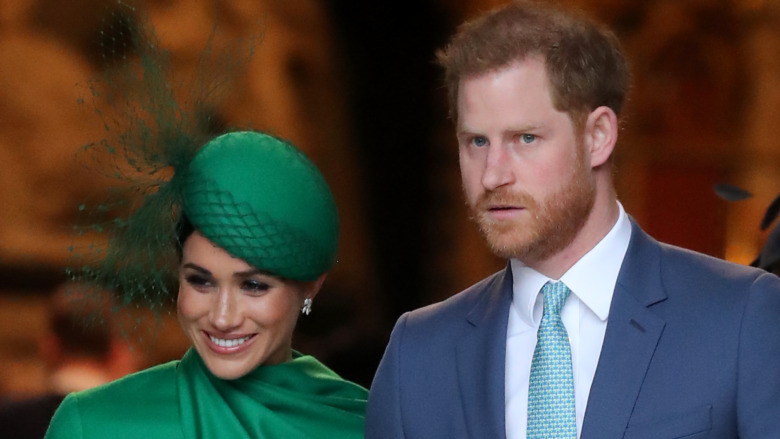 Meghan and Harry attend the Commonwealth Day service