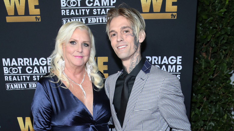 Jane Carter and Aaron Carter at the WE tv  "Marriage Boot Camp" Reality Stars Franchise 2019 