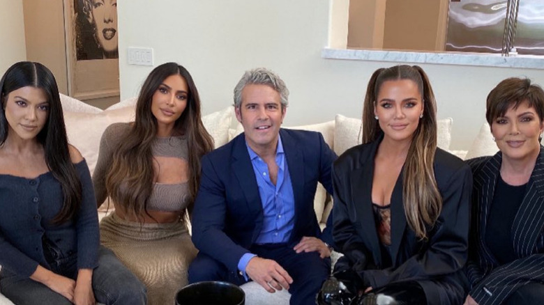 Andy Cohen sits down with Khloe Kardashian, Kim Kardashian, Kourtney Kardashian, and Kris Jenner