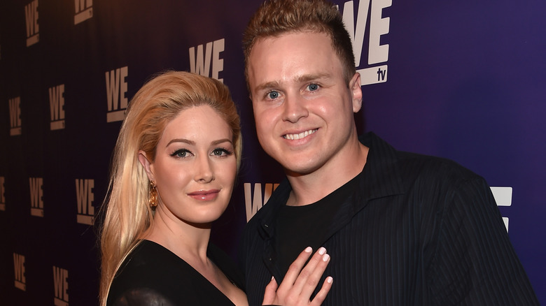 Heidi Montag and Spencer Pratt smiling