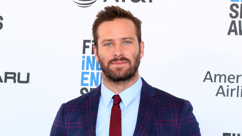 Armie Hammer posing 2019